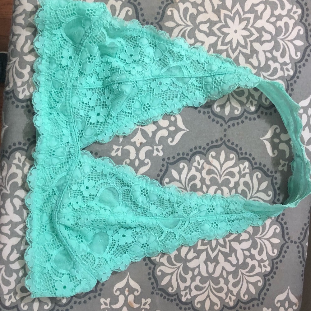 Free People Intimates Teal Bralette